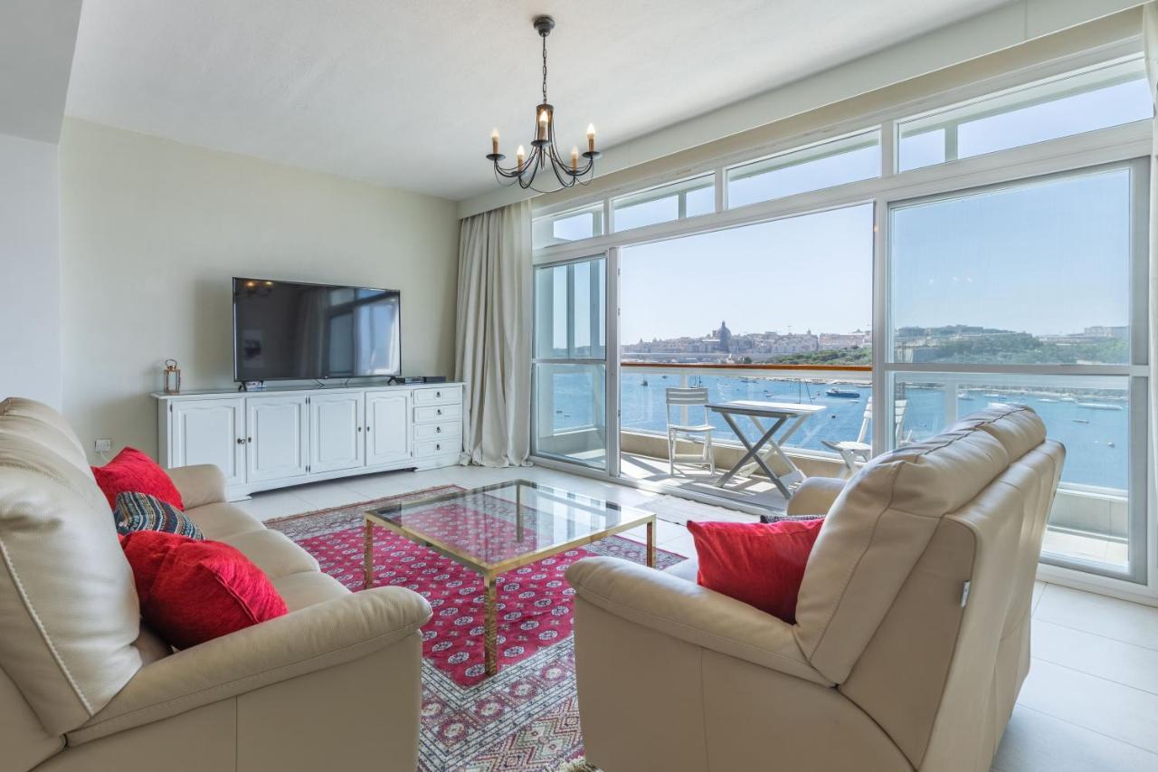 Stunning - Seafront 3-Bedroom 6Th Floor สลีมา ภายนอก รูปภาพ